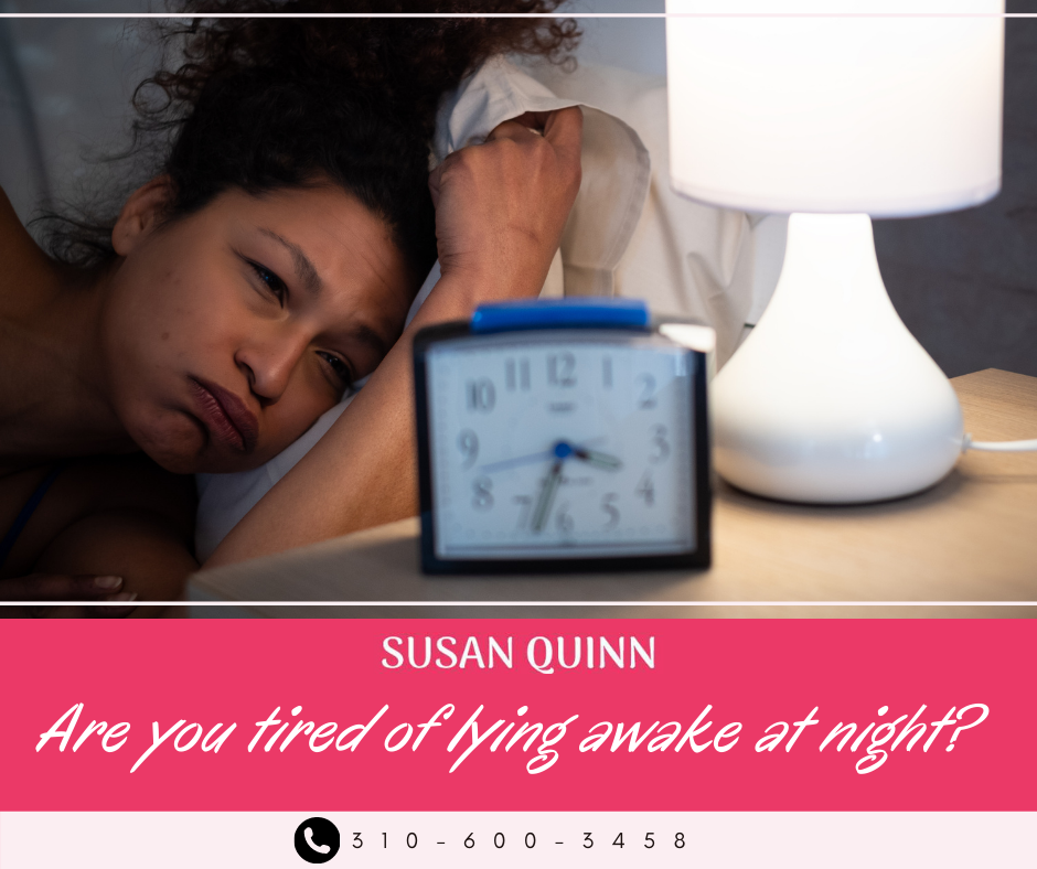 Anxiety can cause loss of sleep- Susan Quinn Life Coach